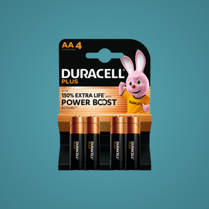 Duracell with Power Boost Actives